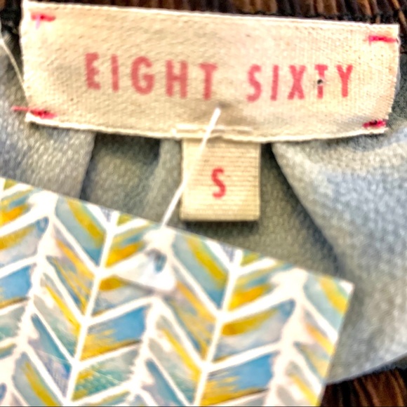 POSH BOUTIQUE BROWN BLACK RUFFLED LEOPARD PRINT BLOUSE NEW WITH TAG - Picture 11 of 12